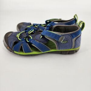 Keen boys 5 sandals river shoes newport seacamp waterproof blue green